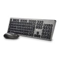 ÷ Teclado y mouse ngs wireless idol kit de 2,4 ghz. 12 teclas multimedia. 800/1200/1600 dpi