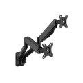 ÷ Soporte de pared orientable equip para 2 pantallas de 17