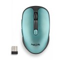 ÷ Mouse ngs wireless evorustice recargable con teclas silenciosas azul hielo