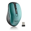÷ Mouse ngs wireless evorustice recargable con teclas silenciosas azul hielo