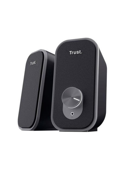 Altavoces Trust 2.0 Ador / Usb / 12w / Conexiones frontales / Negro / 25670