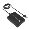 ÷ Hub usb3.0 conceptronic hubbies11b 4 puertos y cable de 90cm con alimentador