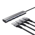 ÷ Hub usb trust halyx usb-c a 4xusb-a 3.2 gen1 gris