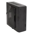 ÷ Caja itx unykach uk1007 uso en posicion horicontal o vertical, incluye soporte vesa para colgar usb