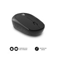 Pack Harmony Alfombrilla XL+ Raton Inalámbrico Subblim / 800x300x2mm / 1.200 DPI / Negro / SUBMP-03HP001