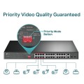 ÷ Switch no gestionable tp-link tl-sl1226p 24p poe+ 10/100 2p gigabit 2p slots combo gigabit sfp total