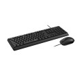 ÷ Teclado y mouse rapoo nx1500 1000dpi cable 1,5m color negro 