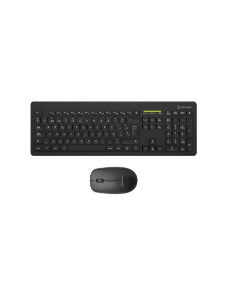 ÷ Teclado y mouse unykach wireless mk212 pro slim 2.4g 1600dpi nano receptor ultradelgado