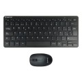 ÷ Teclado y mouse unykach wireless mk288 pro nano compacto 1200dpi 2.4g negro