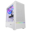 ÷ Caja atx semitorre mars gaming mc-quantum doble cristal templado argb gpu 335mm blanco