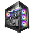 ÷ Caja atx mars gaming mcv5 cristal templado panoramico argb gpu 416mm negra
