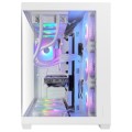 ÷ Caja atx mars gaming mcv5w cristal templado panoramico argb gpu 416mm blanco