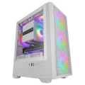 ÷ Caja micro atx mars gaming mc-vectorw gpu max 282mm cristal templado mesh argb usb-c blanco