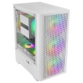 ÷ Caja micro atx mars gaming mc-vectorw gpu max 282mm cristal templado mesh argb usb-c blanco