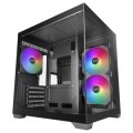 ÷ Caja microatx mars gaming mc-view3 gpu max 330mm cristal templado panoramico argb usb-c negra