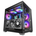 ÷ Caja microatx mars gaming mc-view3 gpu max 330mm cristal templado panoramico argb usb-c negra
