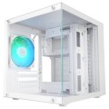 ÷ Caja microatx mars gaming mc-cubew gpu max 260mm cubo panoramico argb usb-c blanca