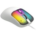 ÷ Mouse mars gaming mm-viperw ultraligero 56g cableado usb 6 botones 12800 dpi rgb blanco