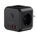 ÷ Powercube mars gaming md-cube20 4 usb 3 tomas de corriente. regleta color negro