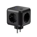 ÷ Powercube mars gaming md-cube20 4 usb 3 tomas de corriente. regleta color negro