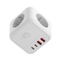 ÷ Powercube mars gaming md-cube20w 4 usb 3 tomas de corriente. regleta color blanco