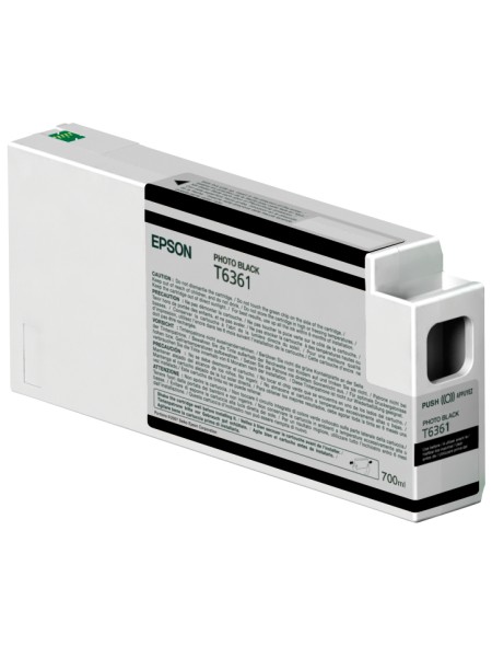 ÷ Tinta original epson t6361 negro foto c13t636100 700ml