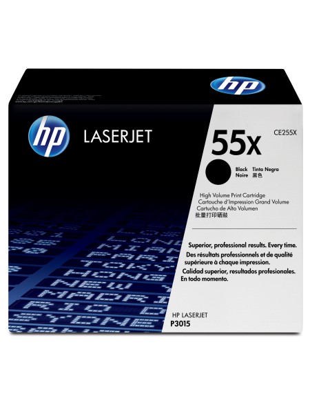 ÷ Tóner original hp ce255x negro 55x 12.500 páginas
