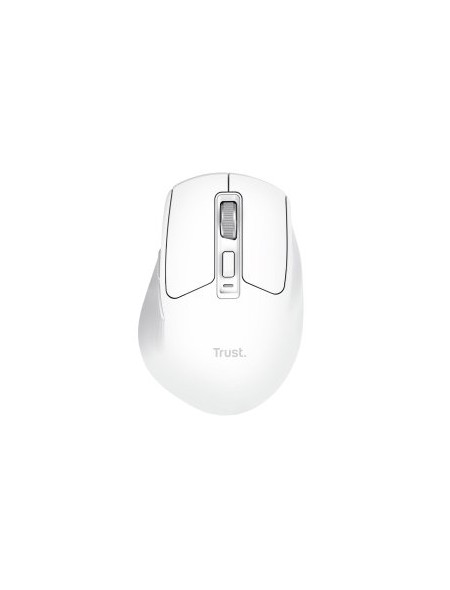 ÷ Mouse trust wireless niven bt/2.4ghz 7 botones 800-3200dpi recargable color blanco.