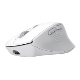 ÷ Mouse trust wireless niven bt/2.4ghz 7 botones 800-3200dpi recargable color blanco.