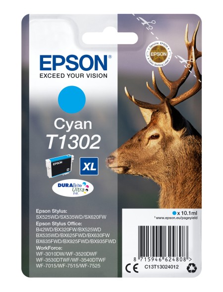 ÷ Tinta original epson t1302 cian c13t13024012 10.1ml