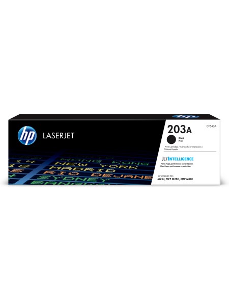÷ Tóner original hp cf540a negro 203a 1.400 páginas