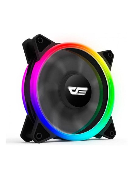 Ventilador Caja Gaming Darkflash DR12 Pro / 120mm / A-Rgb / Pack 3 / Controladora y mando incluidos / Aspas Blancas