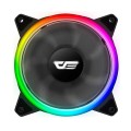 Ventilador Caja Gaming Darkflash DR12 Pro / 120mm / A-Rgb / Pack 3 / Controladora y mando incluidos / Aspas Blancas