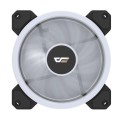 Ventilador Caja Gaming Darkflash DR12 Pro / 120mm / A-Rgb / Pack 3 / Controladora y mando incluidos / Aspas Blancas