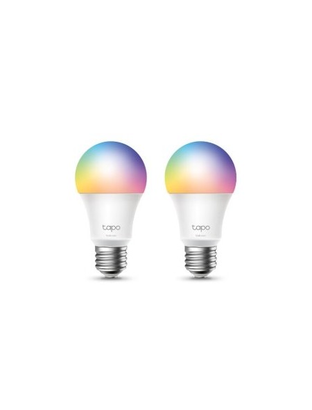 ÷ Bombilla led wifi inteligente tp-link tapo tl13e e27 rgb regulable pack 2 alexa y google