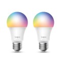 ÷ Bombilla led wifi inteligente tp-link tapo tl13e e27 rgb regulable pack 2 alexa y google