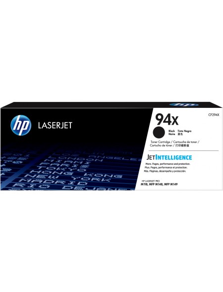 ÷ Tóner original hp cf294x negro 94x 2.800 páginas