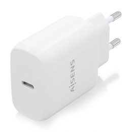 ÷ Cargador aisens usb-c pd3.0 1 puerto 1xusb-c 25w, blanco
