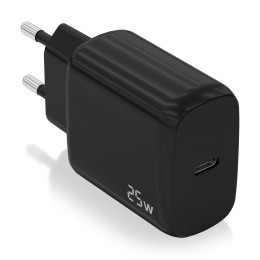 ÷ Cargador aisens usb-c pd3.0 1 puerto 1xusb-c 25w, negro