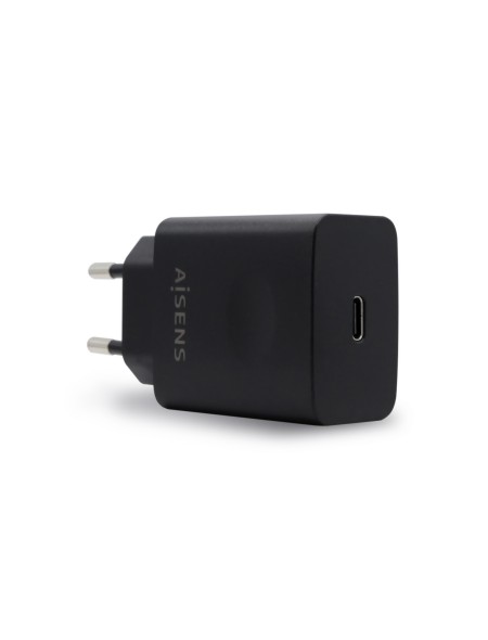 ÷ Aisens - cargador usb-c pd3.0 1 puerto 1xusb-c 20w, negro