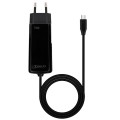 Cargador para portátil universal automático GAN 100W Type-C PD / Tooq / Negro / TQLC-USBCGAN100PD-C