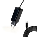 Cargador para portátil universal automático GAN 65W Type-C PD / Tooq / Negro / TQLC-USBCGAN65PD-C