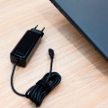 Cargador para portátil universal automático GAN 45W Type-C PD / Tooq / Negro / TQLC-USBCGAN45PD-C