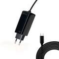 Cargador para portátil universal automático GAN 90W Type-C PD / Tooq / Negro / TQLC-USBCGAN90PD-C