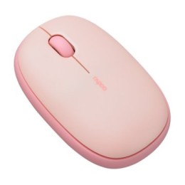 ÷ Mouse rapoo wireless y bluetooth m660 silent 2.4g ghz bt 5.0 usb 3.0 3 botones 1300 ppp rosa multi  