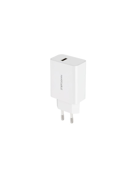÷ Nanocable cargador usb, 5v/2.1a, blanco
