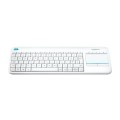 ÷ (km0) teclado logitech wireless k400 white plus touch pad us int'l p/n:920-007146 cash30