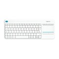 ÷ (km0) teclado logitech wireless k400 white plus touch pad us int'l p/n:920-007146 cash30