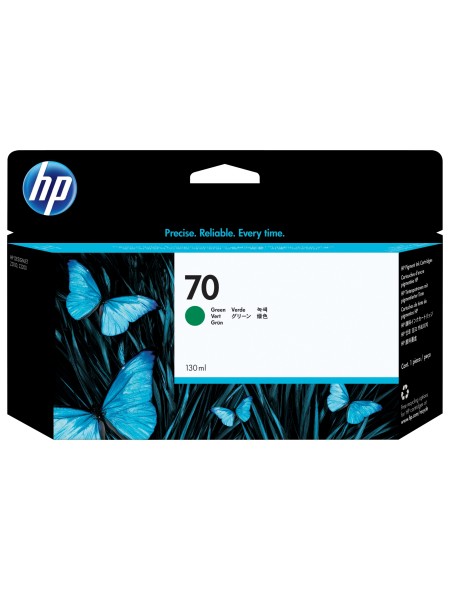 ÷ Tinta original hp n70 verde c9457a 130ml