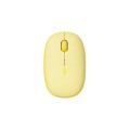 Raton Inalambrico Rapoo M660 Amarillo / Dual BT 5.0 + RF 2.4Ghz / 1.300 Dpi / 3 Botones / USB 3.0 / Multimodo / 14382